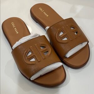 Cole Haan Pecan Leather Sandals